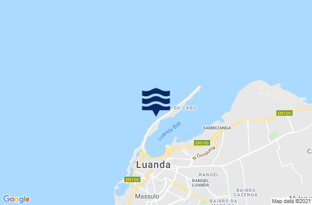Porto de Luanda, Angola潮水