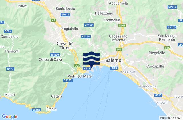 Porto di Salerno, Italy潮水