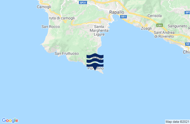 Portofino, Italy潮水