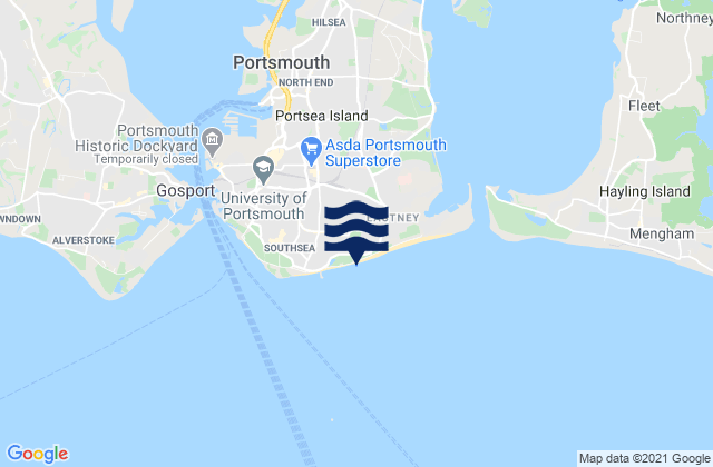 Portsmouth, United Kingdom潮水