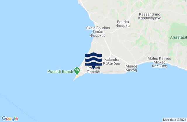 Poseidi, Greece潮水