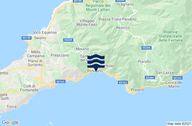Positano, Italy潮水