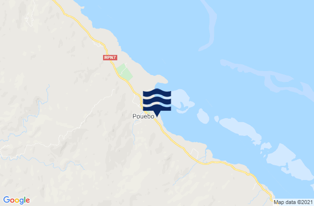 Pouébo, New Caledonia潮水