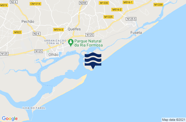 Praia da Armona, Portugal潮水