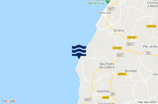 Praia de Cambelas, Portugal潮水