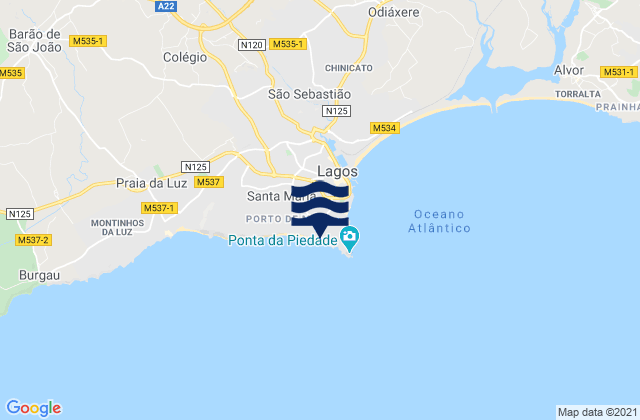 Praia do Canavial, Portugal潮水