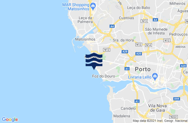 Praia do Molhe, Portugal潮水