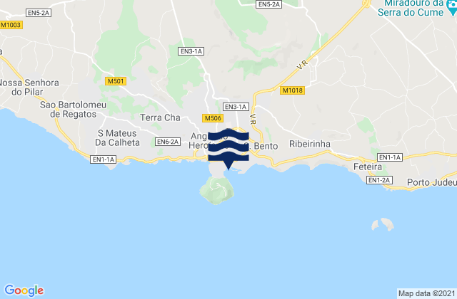 Prainha de Angra, Portugal潮水