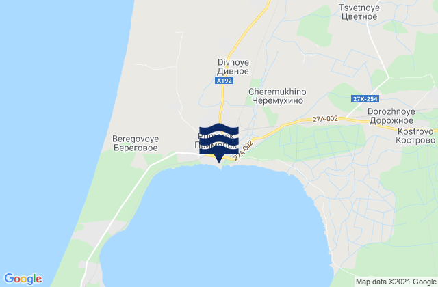 Primorsk, Russia潮水