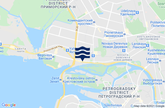Primorskiy Rayon, Russia潮水