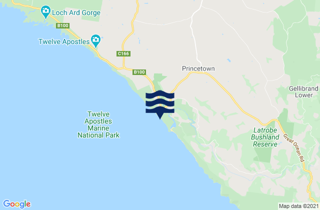 Princetown, Australia潮水