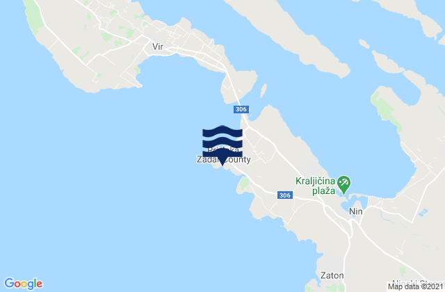 Privlaka, Croatia潮水