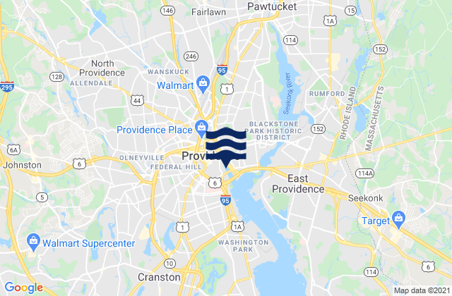 Providence, United States潮水