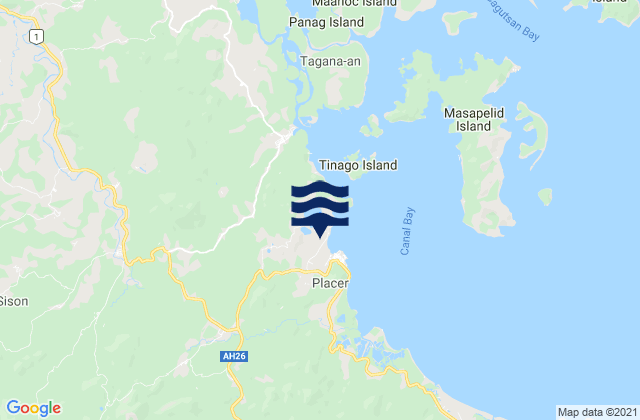 Province of Surigao del Norte, Philippines潮水