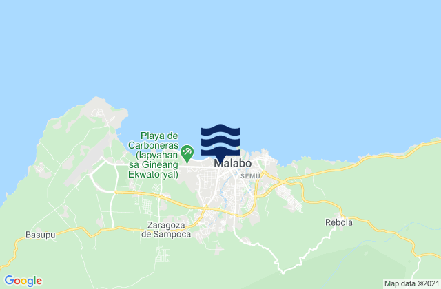 Provincia de Bioko Norte, Equatorial Guinea潮水