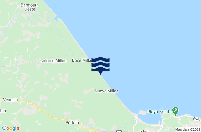 Provincia de Limón, Costa Rica潮水