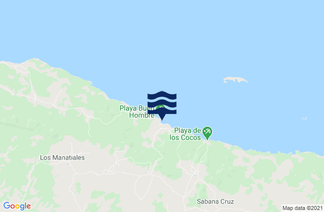 Provincia de Monte Cristi, Dominican Republic潮水