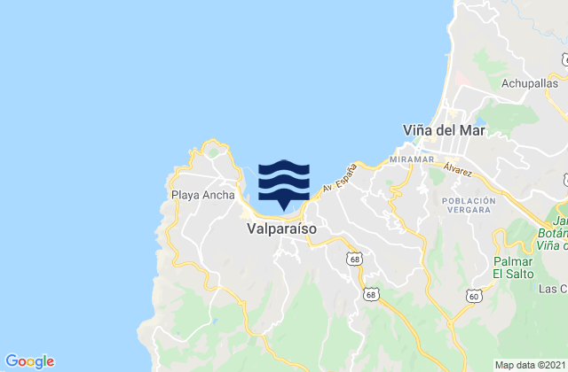 Provincia de Valparaíso, Chile潮水