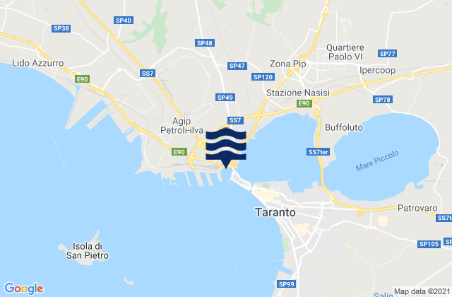Provincia di Taranto, Italy潮水
