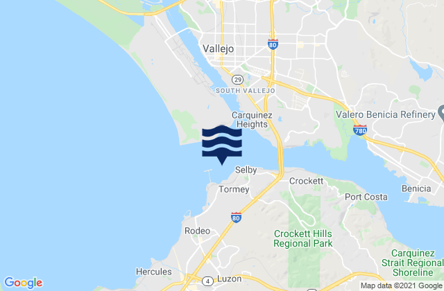 Pt. San Joaquin 0.45 nmi. ENE of, United States潮水