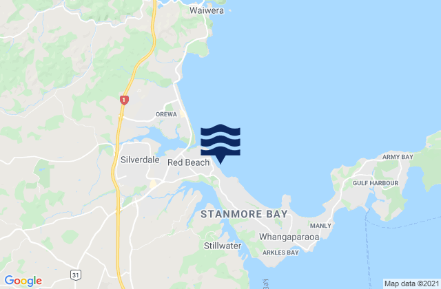 Puawai Bay, New Zealand潮水