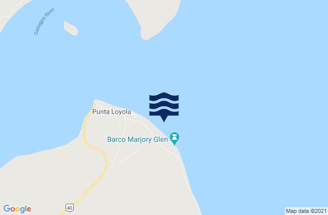 Puerto Gallegos, Argentina潮水