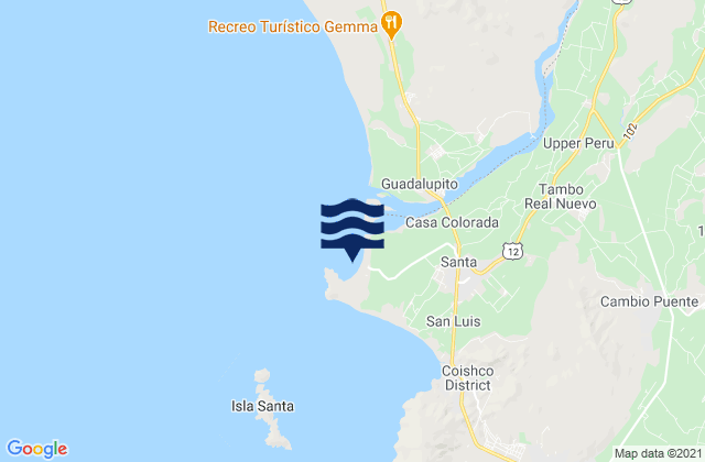 Puerto Santa, Peru潮水