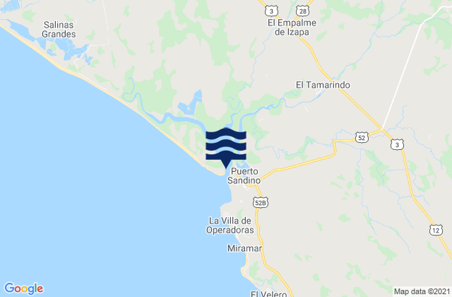 Puerto Somoza, Nicaragua潮水