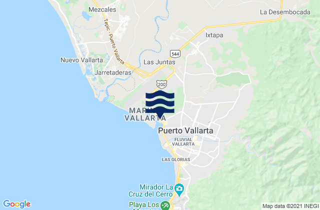 Puerto Vallarta, Mexico潮水