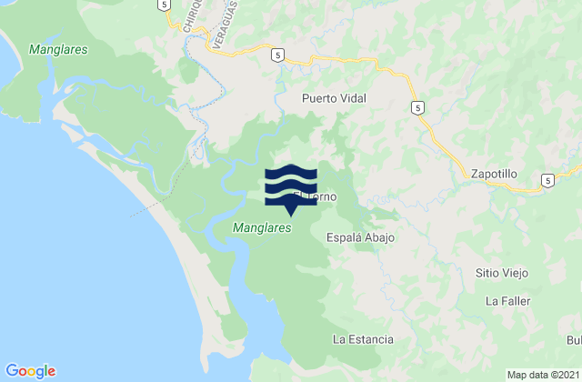 Puerto Vidal, Panama潮水