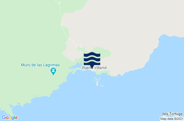 Puerto Villamil, Ecuador潮水