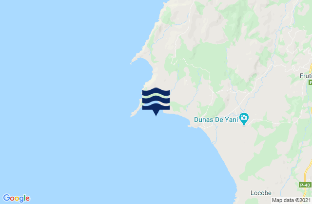 Puerto Yana, Chile潮水