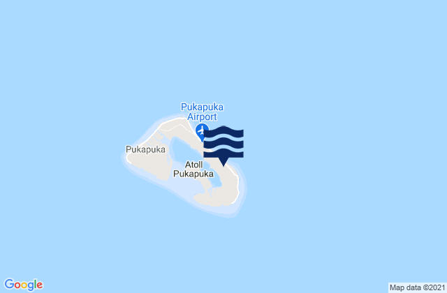 Pukapuka, French Polynesia潮水