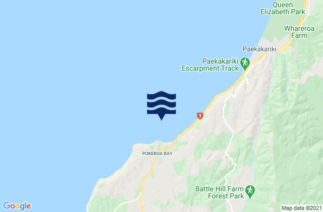 Pukerua Bay, New Zealand潮水