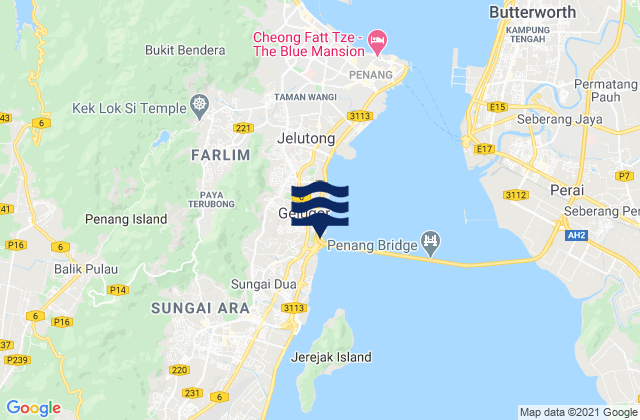 Pulau Pinang, Malaysia潮水