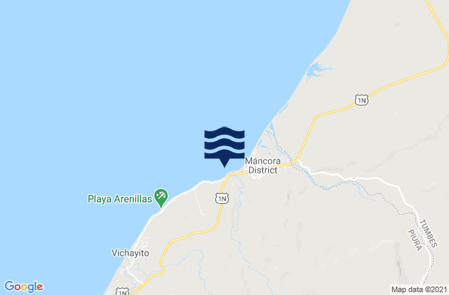 Punta Ballenas, Peru潮水