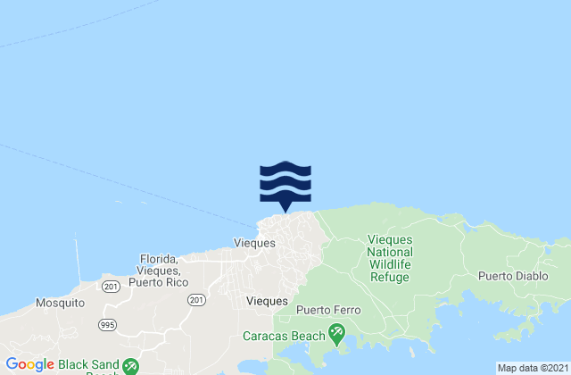 Punta Mulas, Puerto Rico潮水