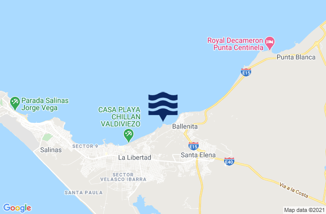 Punta Murcielago, Ecuador潮水