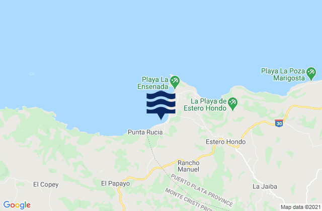 Punta Paraiso, Dominican Republic潮水