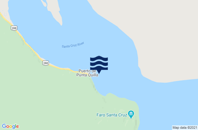 Punta Quilla (Puerto Santa Cruz), Argentina潮水