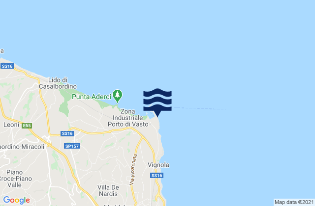Punta della Penna, Italy潮水
