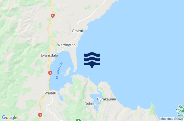 Purakaunui Bay, New Zealand潮水
