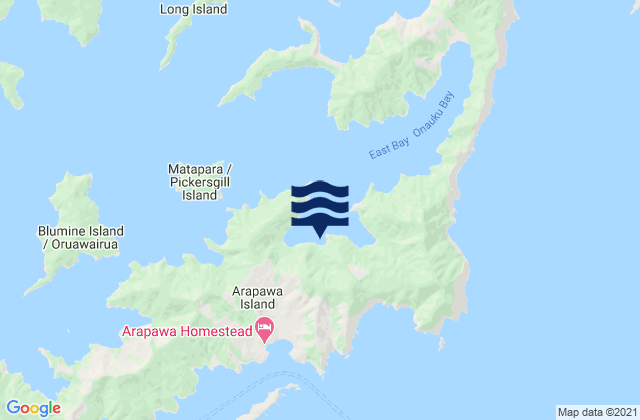 Puriri Bay, New Zealand潮水