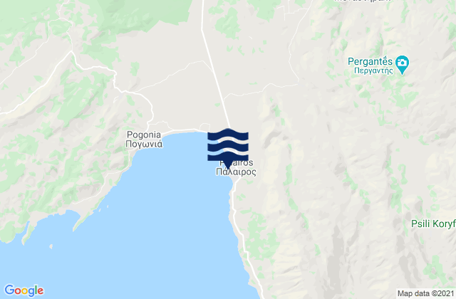 Pálairos, Greece潮水