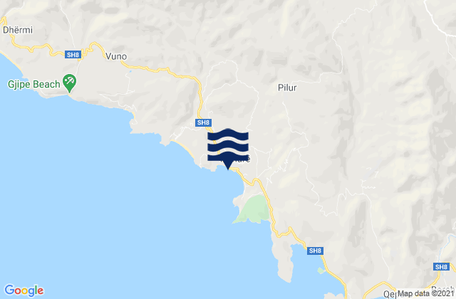 Qarku i Vlorës, Albania潮水