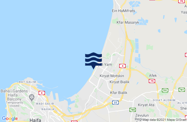 Qiryat Bialik, Israel潮水