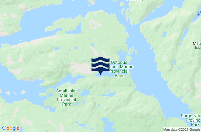 Quadra Island, Canada潮水