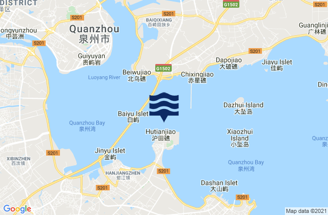 Quanzhou Wan, China潮水