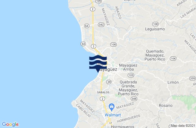 Quebrada Grande Barrio, Puerto Rico潮水