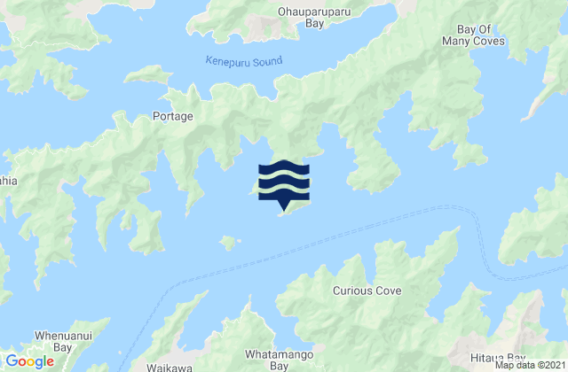 Queen Charlotte Sound (Totaranui), New Zealand潮水